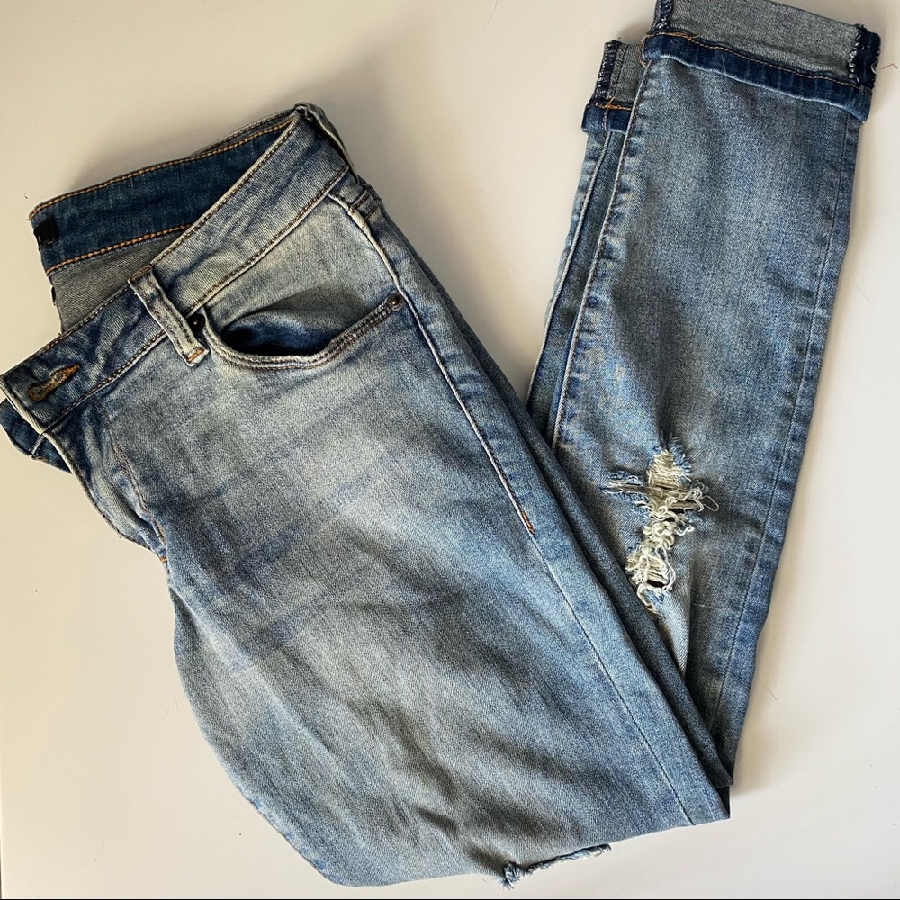 STS Sz 24 “Morgan Tomboy” Distressed Grunge Denim - Picture 2 of 6
